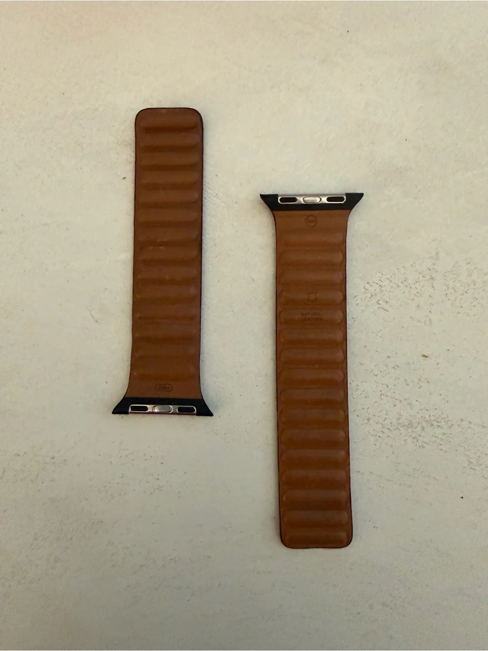 Apple Leather Link Band Dark Navy S/M Genuine Apple 38 40 41mm